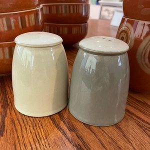 Denby Salt and Pepper Shakers (Fire Chilli or Fire Stripes)